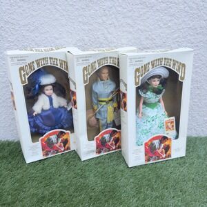 World Doll Gone With The Wind Collectible Doll Lot Scarlett Ashley Bonnie